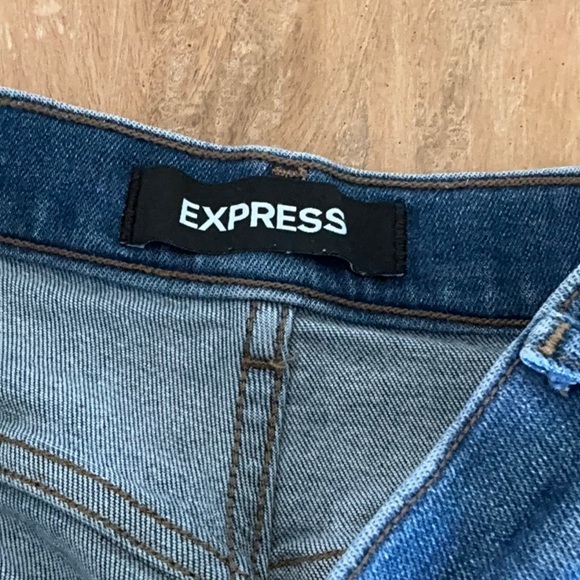Express Slim Ankle Super High Rise Jeans Size 6 - Picture 4 of 6
